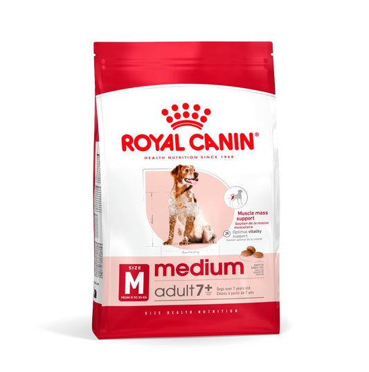 Royal Canin Dog Food Dry SHN MEDIUM ADULT 7+ 15KG 15kg