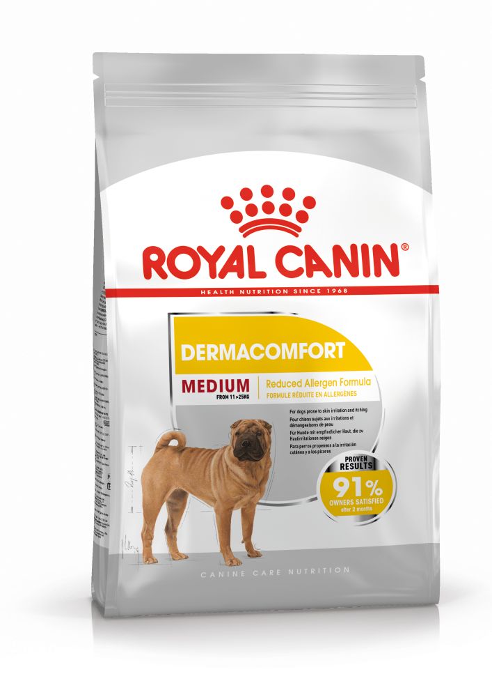Royal Canin Dog Food Dry CCN MEDIUM DERMACOMFORT 12KG 12kg
