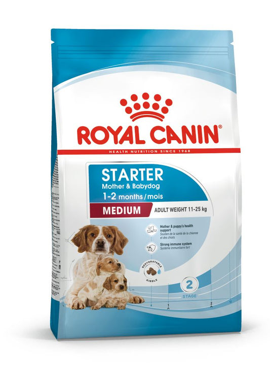 Royal Canin Dog Food Dry SHN MEDIUM STARTER M&B 15KG 15kg