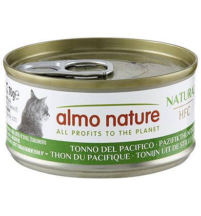 ALMO NATURE - Cat Wet Food HFC NAT. PLUS PACIFIC TUNA 55GR