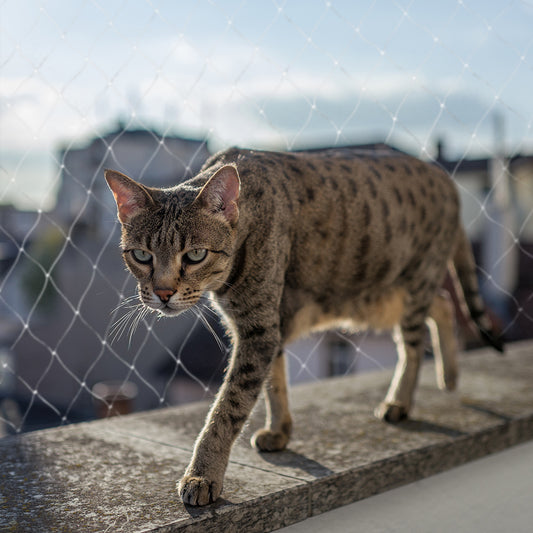 Duvo+ Transparent Balcony Safety Net