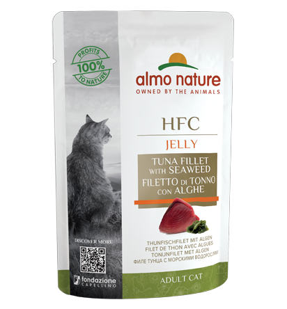 Almo Nature HFC Jelly Tuna Fillet & Seaweed