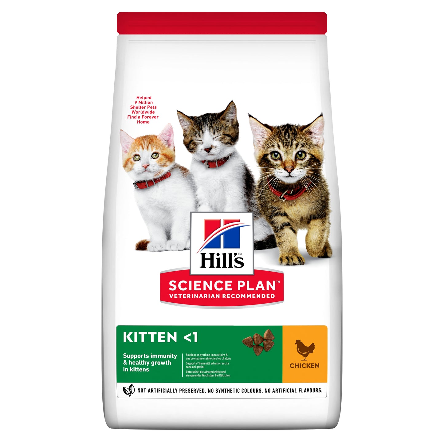 Propet - Food For Cat - Dry -  Hill'S Science Plan Feline Kitten <1 Chicken 300Gr