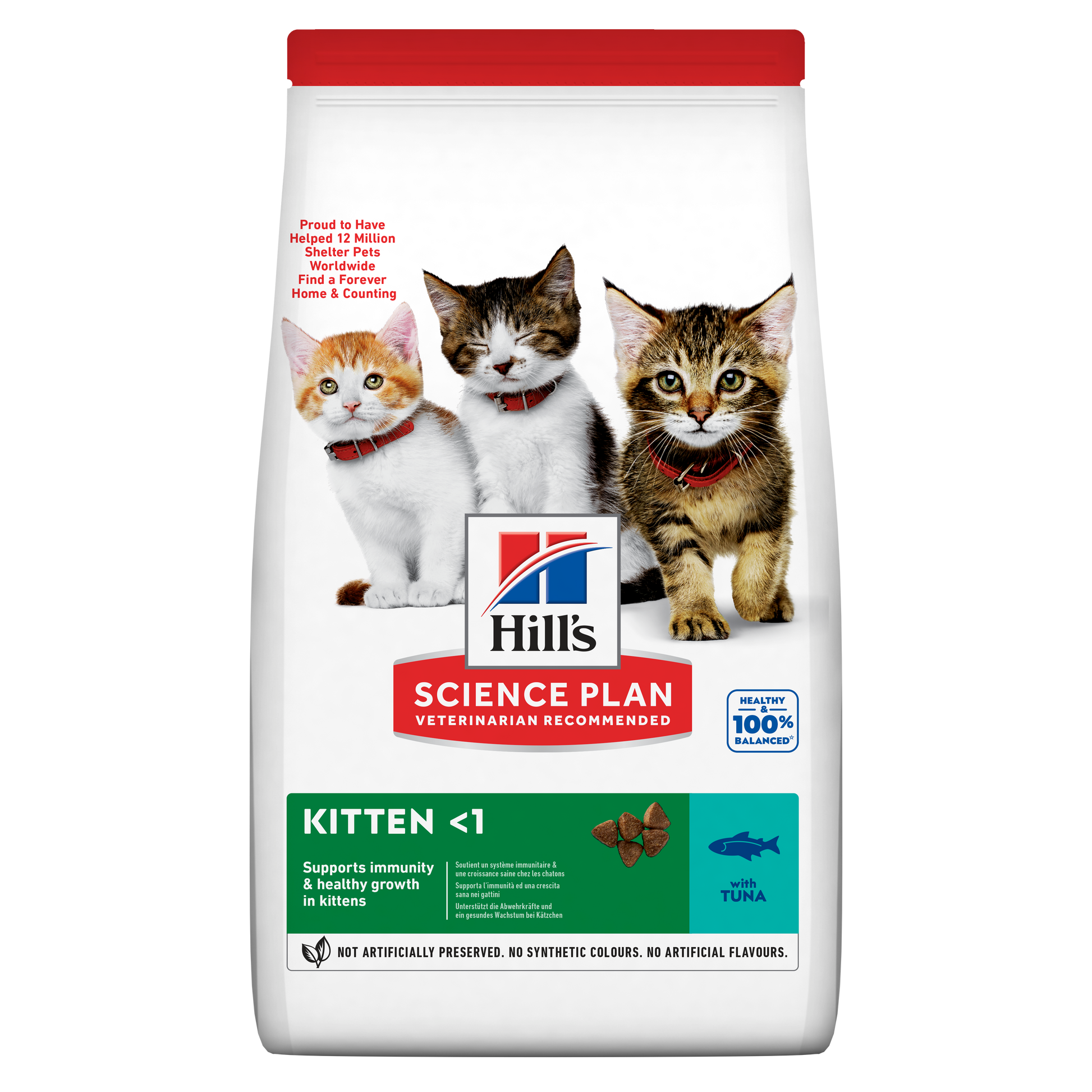 Propet - Food For Cat - Dry -  Hill'S Science Plan Feline Kitten <5 Tuna 1.5Kg