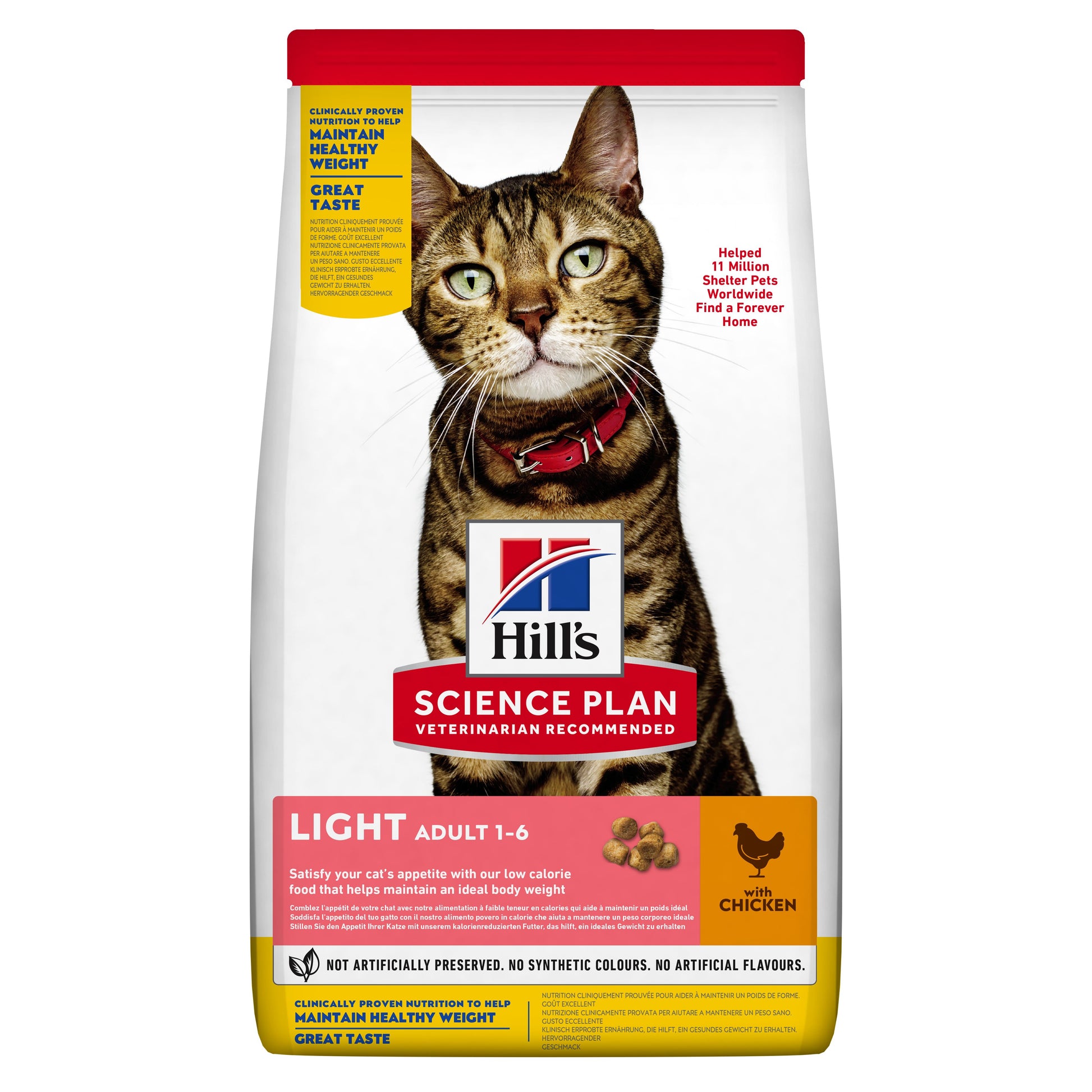 Propet - Food For Cat - Dry -  Hill'S Science Plan Feline Special Line - Light Adult 1-6 Chicken 1.5Kg