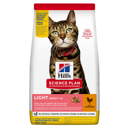 Propet - Food For Cat - Dry -  Hill'S Science Plan Feline Special Line - Light Adult 1-6 Chicken 1.5Kg