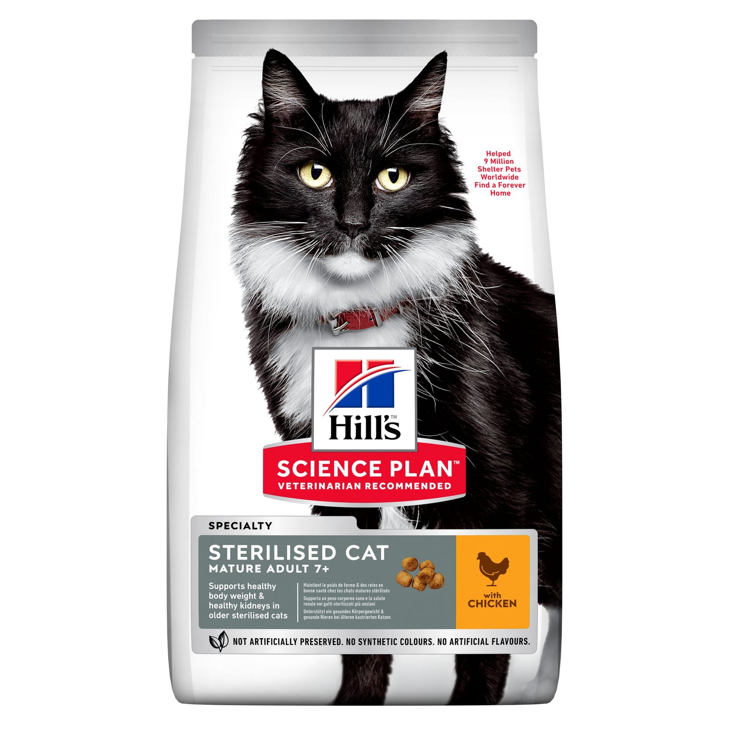 Propet - Food For Cat - Dry -  Hill'S Science Plan Feline Special Line - Sterilised Mature 7+ Chicken 300Gr