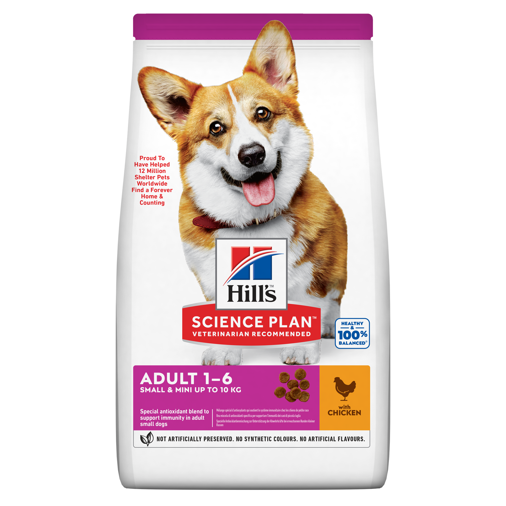 Propet Hill'S Science Plan Canine Small & Mini - Food For Dog - Dry Basic Line Adult 1-6 Small & Mini Breed  Chicken 6Kg