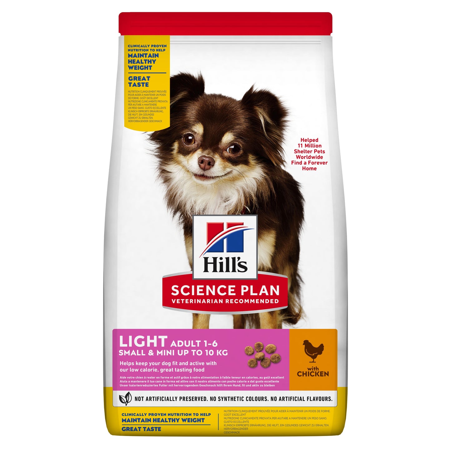 Propet Hill'S Science Plan Canine Small & Mini - Food For Dog - Dry Special Line Light Adult 1-6 Small & Mini Breed Chicken 1.5Kg
