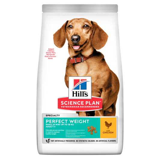 Propet Hill'S Science Plan Canine Small & Mini - Food For Dog - Dry Special Line Perfect Weight Adult 1+ Small & Mini Breed Chicken 1.5Kg
