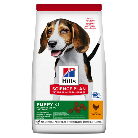 Propet Hill'S Science Plan Canine Medium & Large - Food For Dog - Dry Basic Line Puppy <1 Medium Breed  Chicken 800Gr