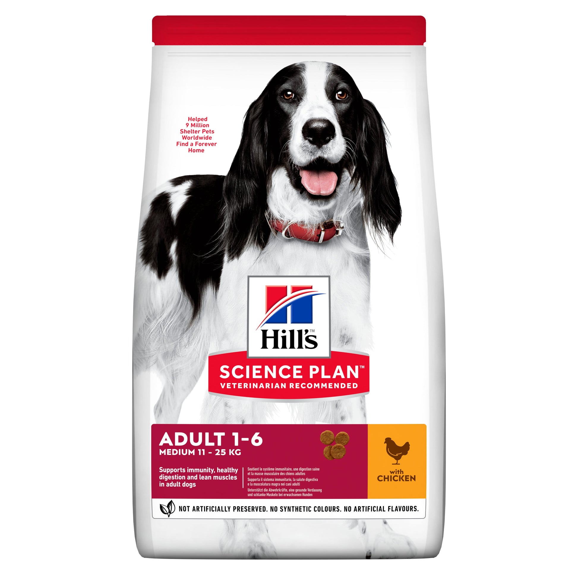 Propet Hill'S Science Plan Canine Medium & Large - Food For Dog - Dry Basic Line Adult 1-6 Medium Breed  Chicken 2.5Kg