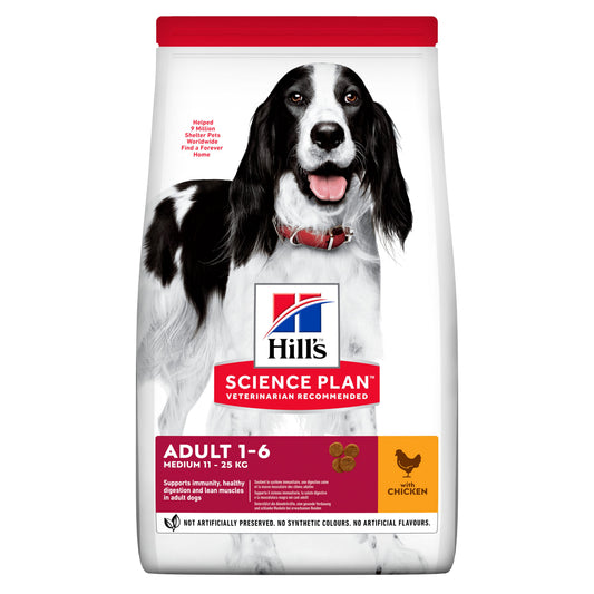 Propet Hill'S Science Plan Canine Medium & Large - Food For Dog - Dry Basic Line Adult 1-6 Medium Breed  Chicken 2.5Kg