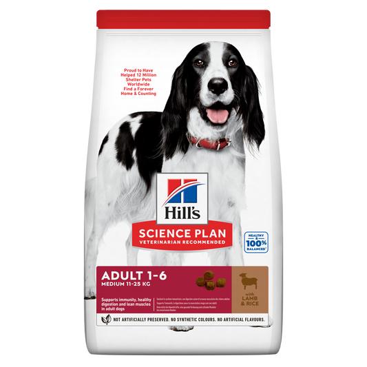 Propet Hill'S Science Plan Canine Medium & Large - Food For Dog - Dry Basic Line Adult 1-6 Medium Breed  Lamb 2.5Kg