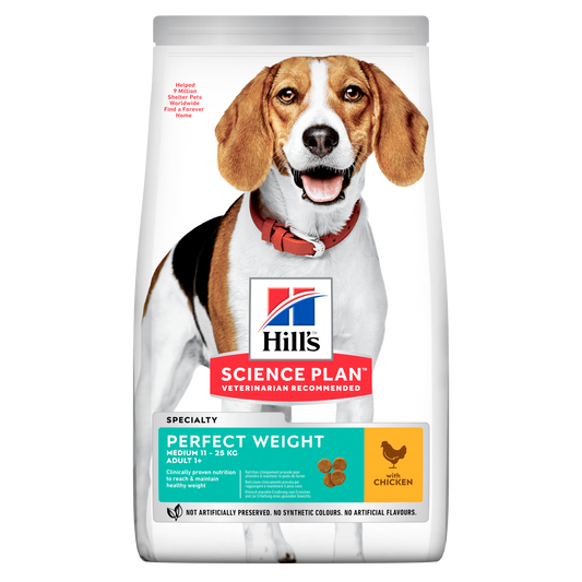 Propet Versele-Laga Hill'S Science Plan Canine Medium & Large - Food For Dog - Dry Special Line Perfect Weight Adult 1+ Medium Breed Chicken 12Kg