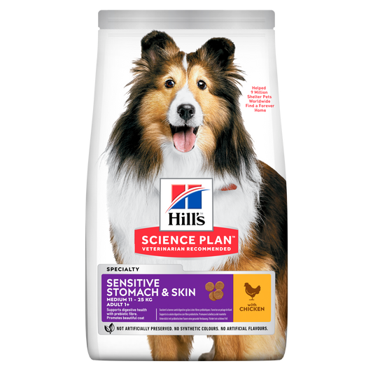 Propet Versele-Laga Hill'S Science Plan Canine Medium & Large - Food For Dog - Dry Special Line Sensitive Stomach & Skin Adult 1+ Medium & Large Breed Chicken 2.5Kg