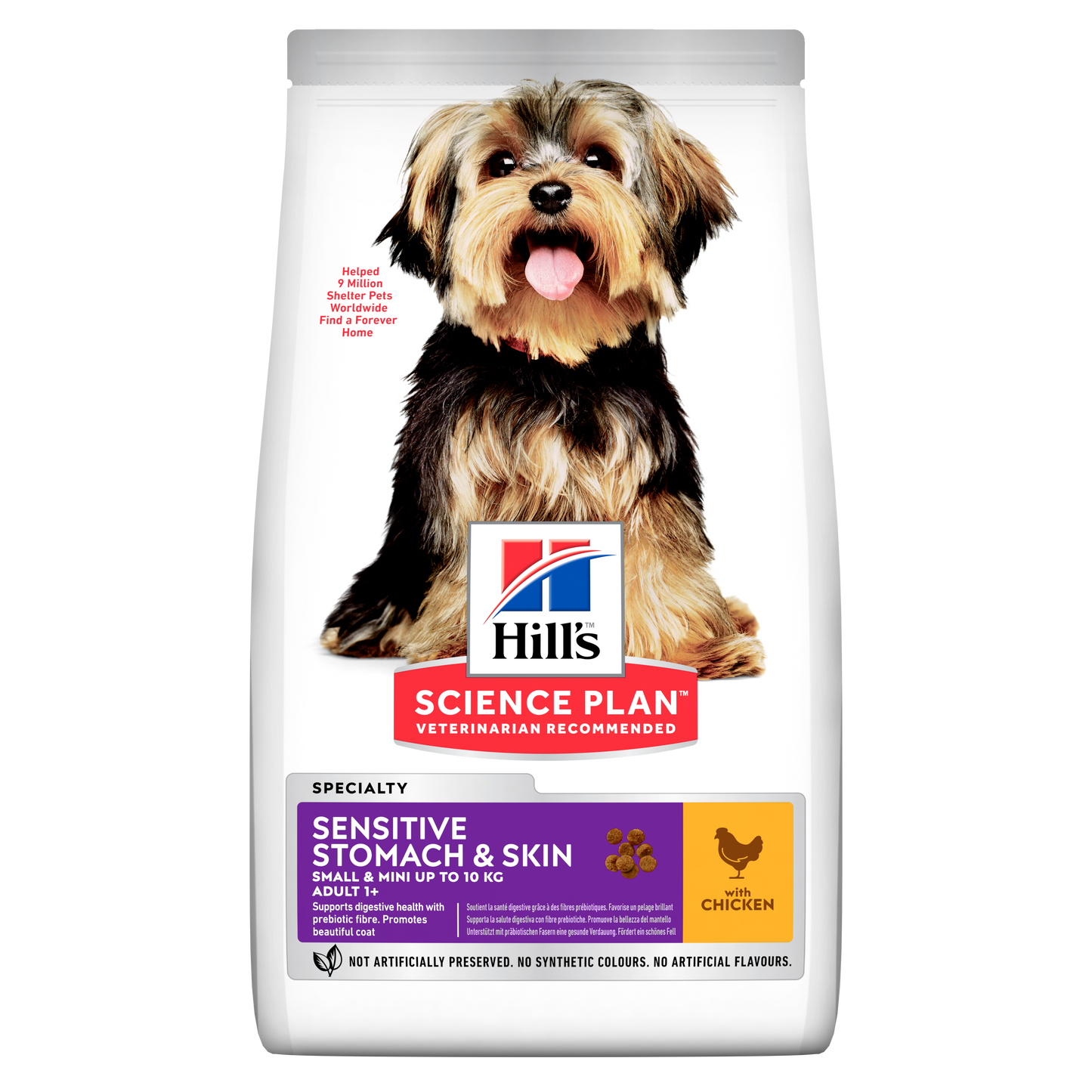 Propet Hill'S Science Plan Canine Small & Mini - Food For Dog - Dry Special Line Sensitive Stomach & Skin Adult 1+ Small & Mini Breed Chicken 6Kg