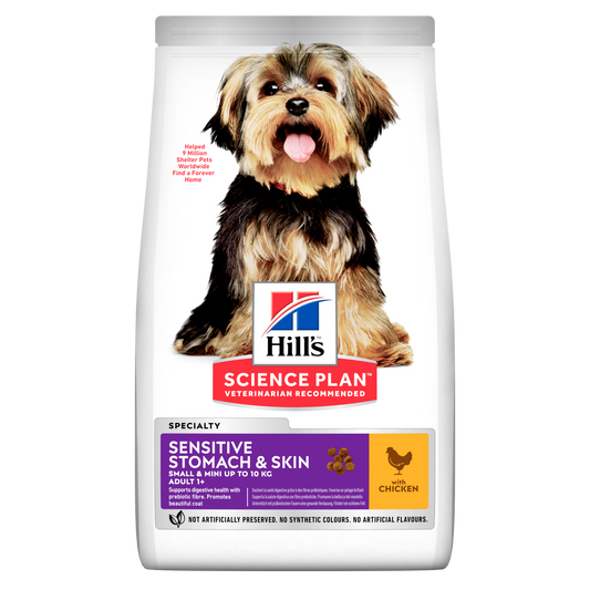 Propet Hill'S Science Plan Canine Small & Mini - Food For Dog - Dry Special Line Sensitive Stomach & Skin Adult 1+ Small & Mini Breed Chicken 6Kg