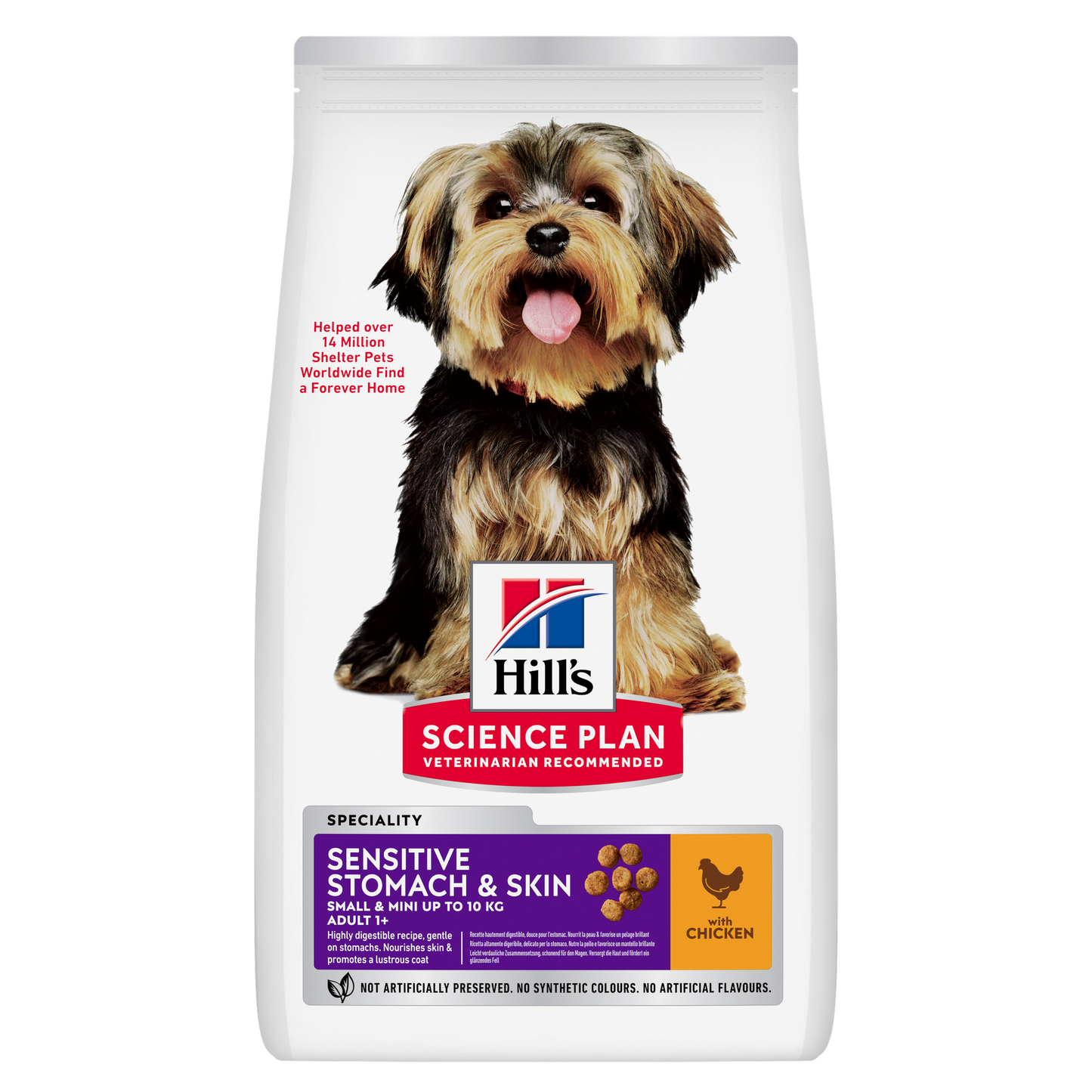 Propet Hill'S Science Plan Canine Small & Mini - Food For Dog - Dry Special Line Sensitive Stomach & Skin Adult 1+ Small & Mini Breed Chicken 3Kg