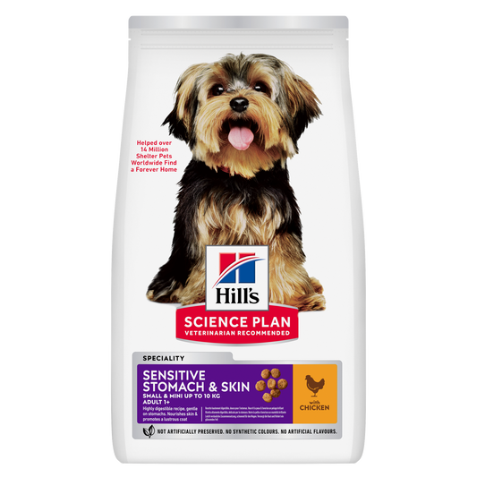 Propet Hill'S Science Plan Canine Small & Mini - Food For Dog - Dry Special Line Sensitive Stomach & Skin Adult 1+ Small & Mini Breed Chicken 3Kg