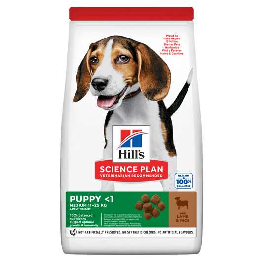 Propet Hill'S Science Plan Canine Medium & Large - Food For Dog - Dry Basic Line Puppy <1 Medium Breed  Lamb 14Kg