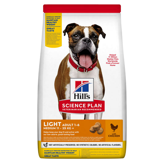 Propet Versele-Laga Hill'S Science Plan Canine Medium & Large - Food For Dog - Dry Special Line Light Adult 1-6
Medium Breed Chicken 14Kg