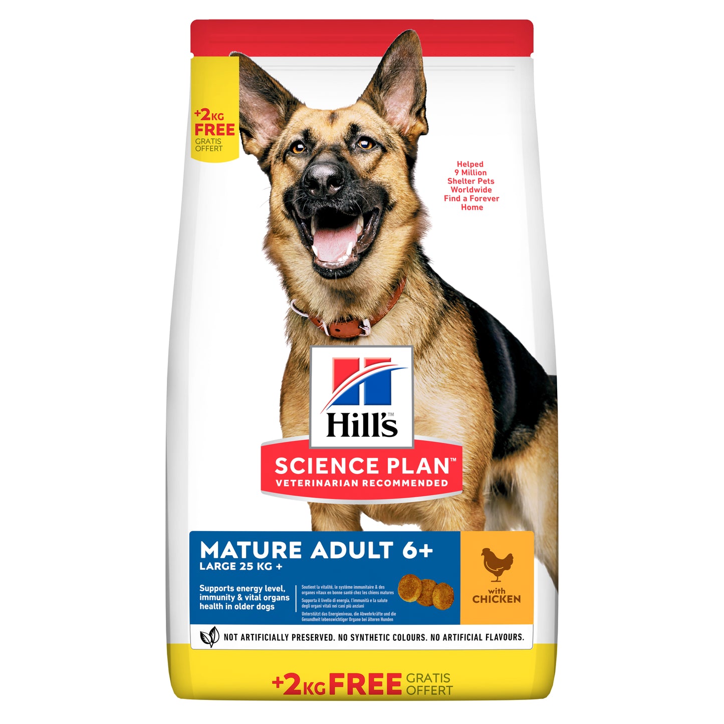 Propet Hill'S Science Plan Canine Medium & Large - Food For Dog - Dry Basic Line Mature 6+ Large Breed  Chicken 12+2Kg
Bonus Bag