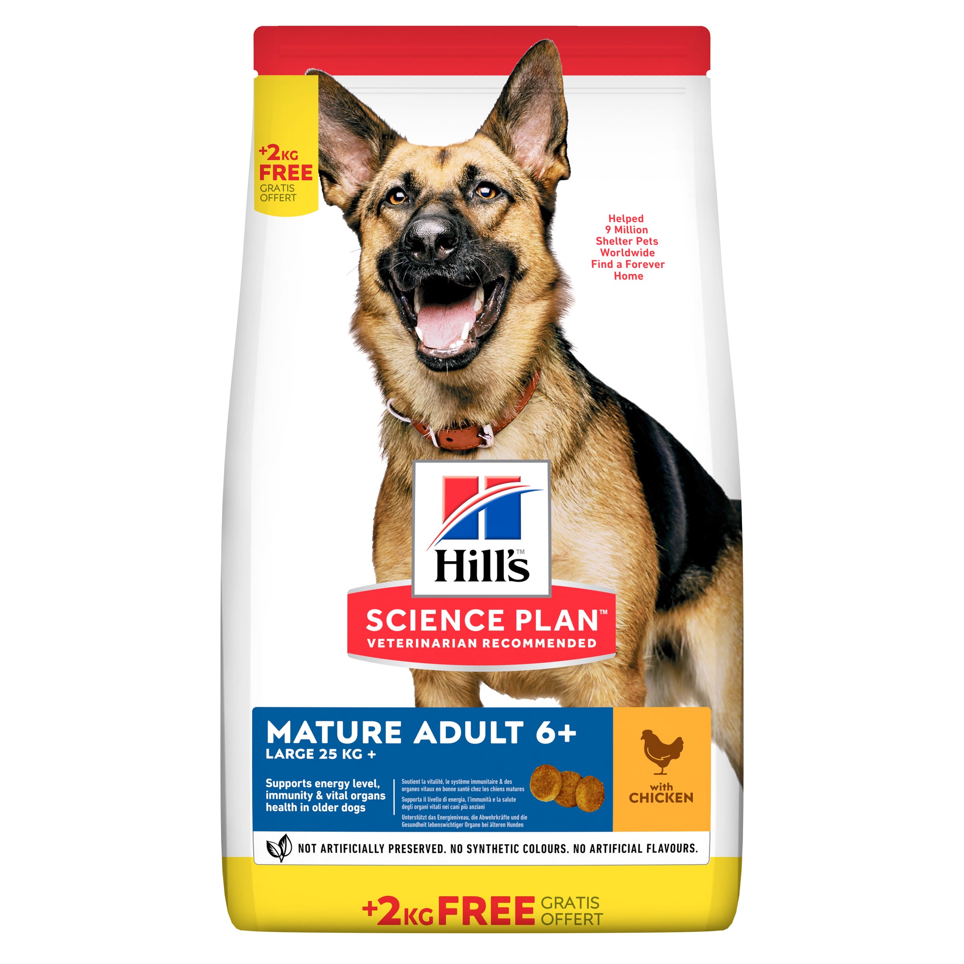 Propet Hill'S Science Plan Canine Medium & Large - Food For Dog - Dry Basic Line Mature 6+ Large Breed  Chicken 12+2Kg
Bonus Bag