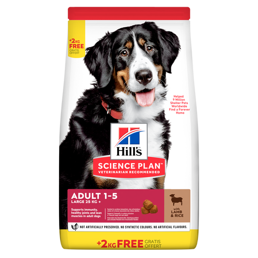 Propet Hill'S Science Plan Canine Medium & Large - Food For Dog - Dry Basic Line Adult 1-5 Large Breed  Lamb 12+2Kg
Bonus Bag