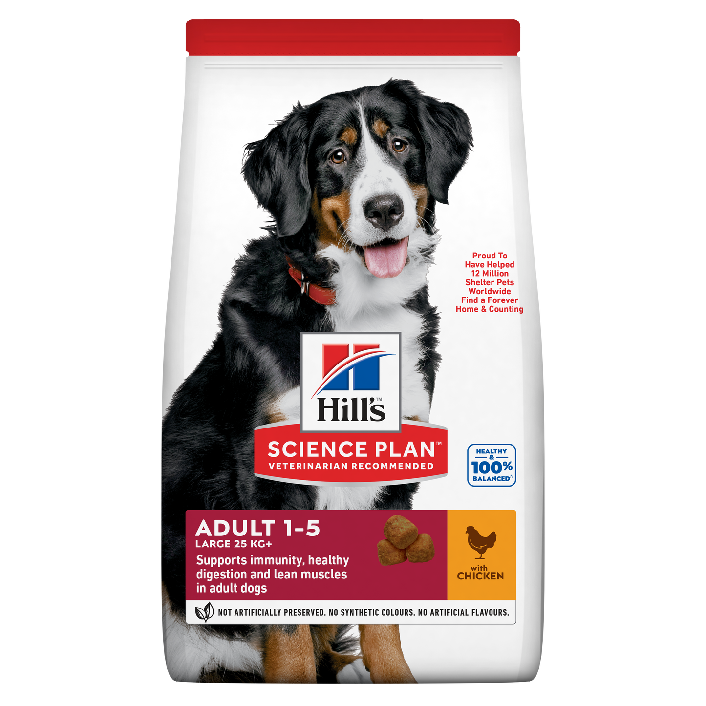 Propet Hill'S Science Plan Canine Medium & Large - Food For Dog - Dry Basic Line Adult 1-5 Large Breed  Chicken 12+2Kg
Bonus Bag