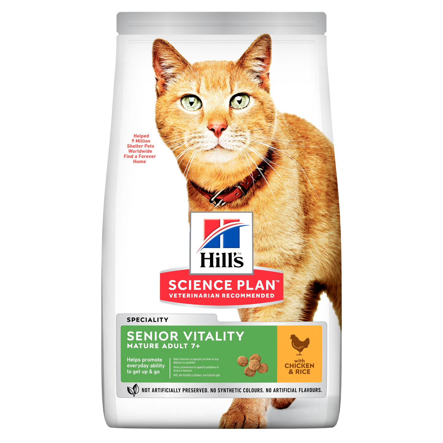 Propet - Food For Cat - Dry -  Hill'S Science Plan Feline Mature 7+ Senior Vitality Chicken 1.5Kg