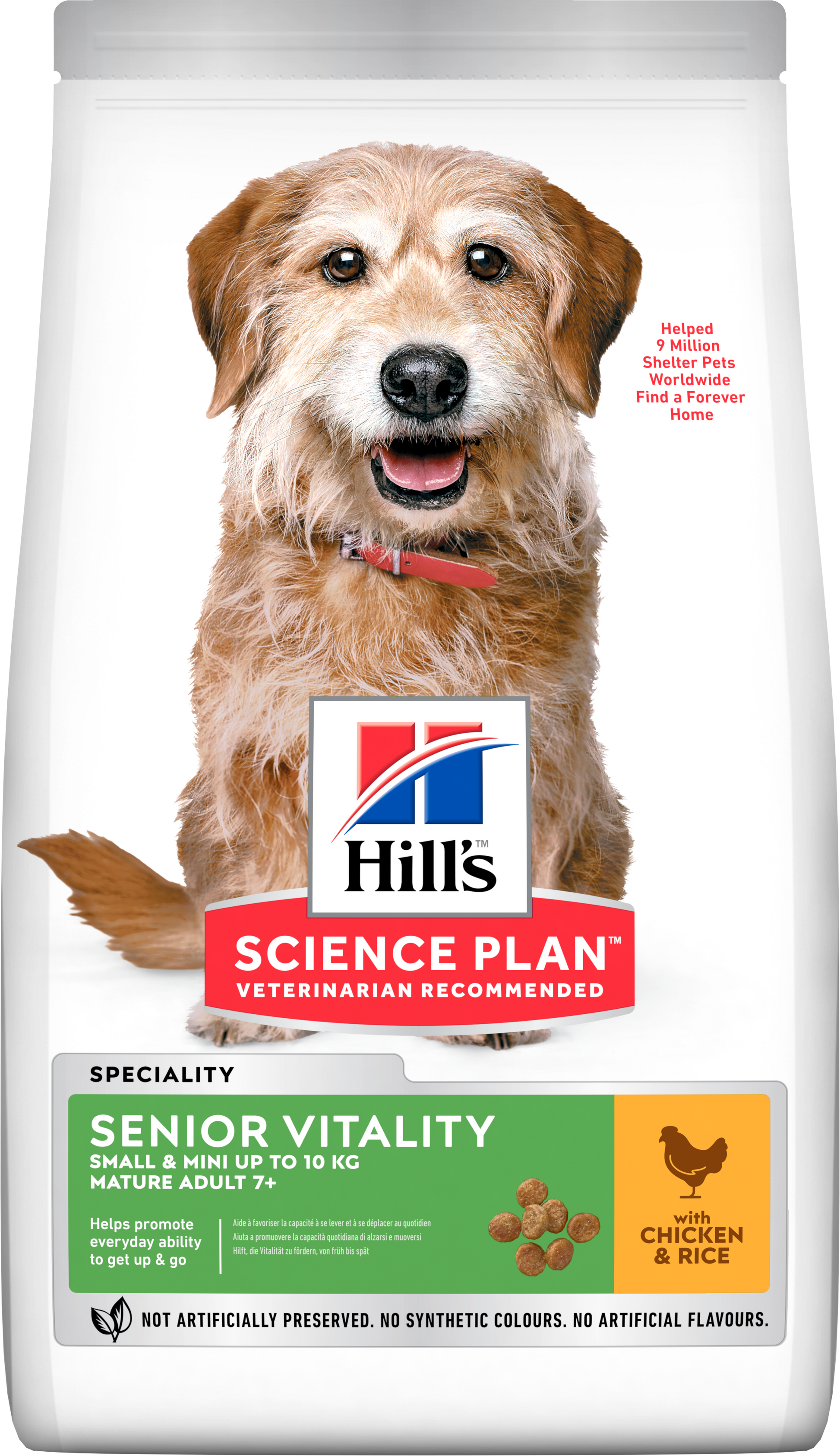 Propet Hill'S Science Plan Canine Small & Mini - Food For Dog - Dry Basic Line Mature 7+ Small & Mini Breed
Senior Vitality  Chicken 6Kg