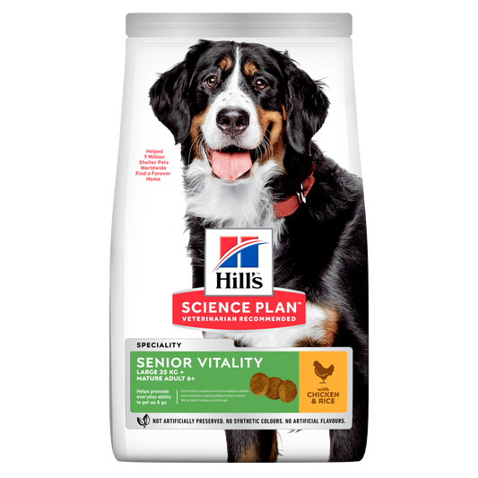 Propet Hill'S Science Plan Canine Medium & Large - Food For Dog - Dry Basic Line Mature 6+
Large Breed Senior Vitality  Chicken 14Kg