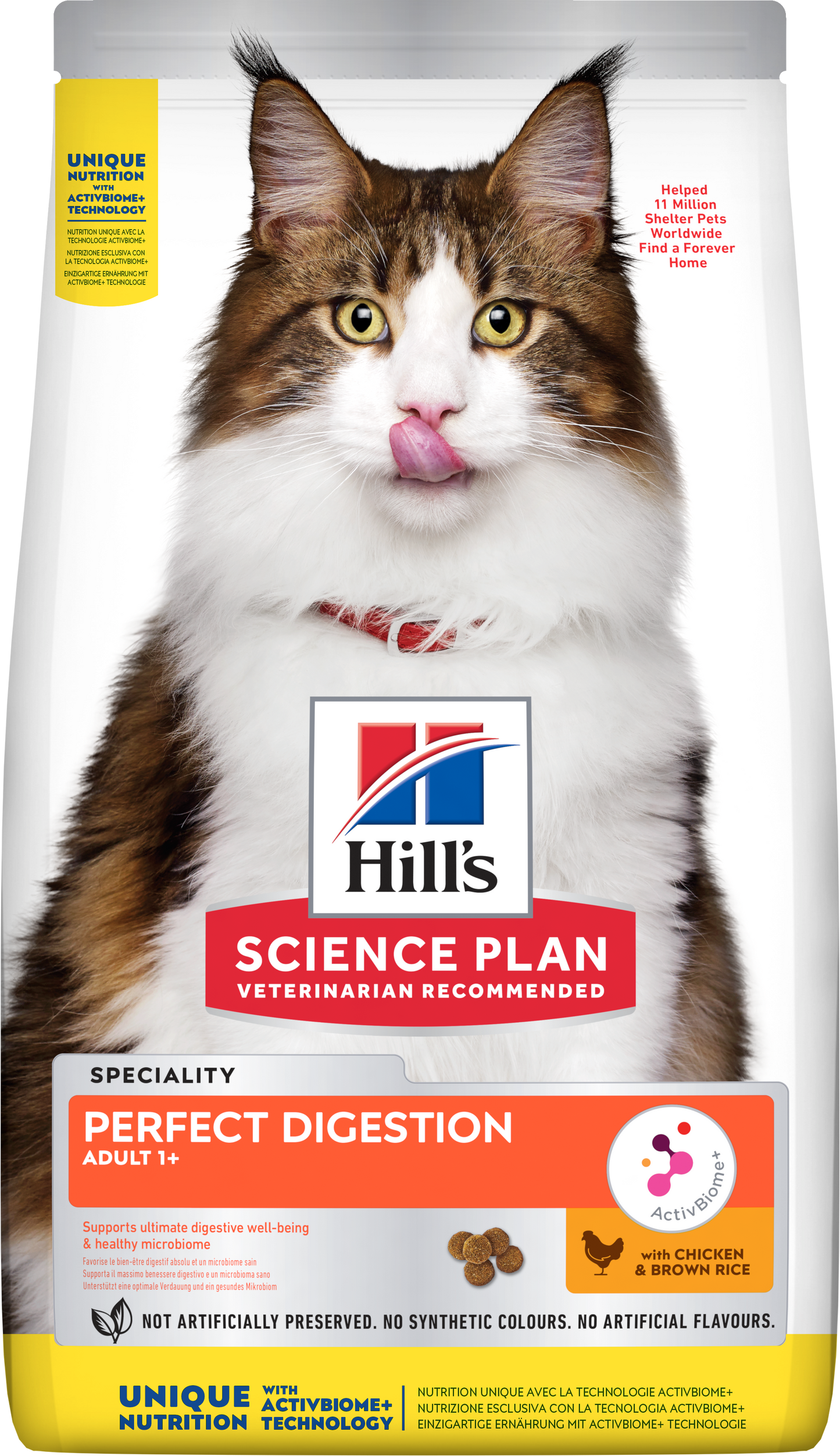 Propet - Food For Cat - Dry -  Hill'S Science Plan Feline Special Line - Perfect Digestion Adult 1+ Chicken 3Kg