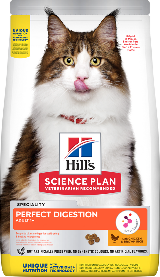 Propet - Food For Cat - Dry -  Hill'S Science Plan Feline Special Line - Perfect Digestion Adult 1+ Chicken 3Kg