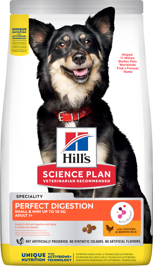 Propet Hill'S Science Plan Canine Small & Mini - Food For Dog - Dry Special Line Perfect Digest Adult 1+ Small & Mini Breed Chicken 6Kg