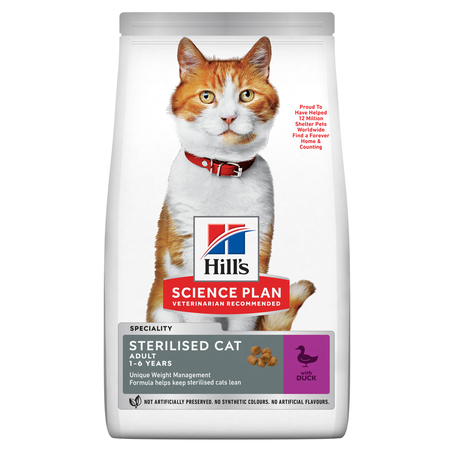 Propet - Food For Cat - Dry -  Hill'S Science Plan Feline Special Line - Sterilised Adult 1-17 Duck 10Kg