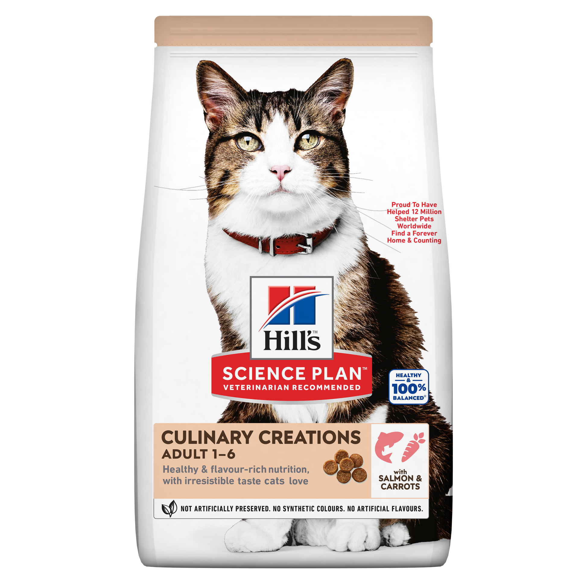 Propet - Food For Cat - Dry -  Hill'S Science Plan Feline Adult 1-6 Salmon & Carrot 10Kg