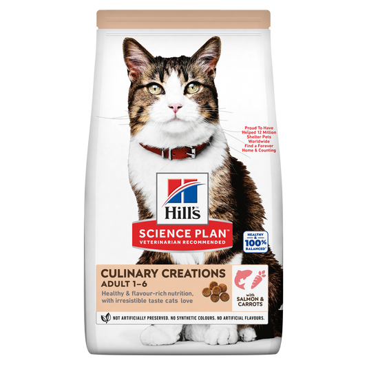 Propet - Food For Cat - Dry -  Hill'S Science Plan Feline Adult 1-6 Salmon & Carrot 10Kg