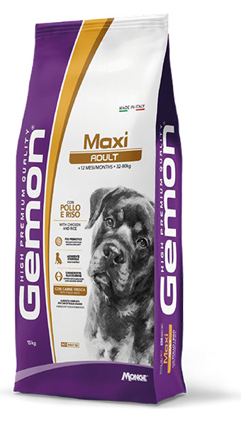 PROPET Gemon Complete Food for Dogs Dry  - AdultMaxi Chicken & Rice 20Kg