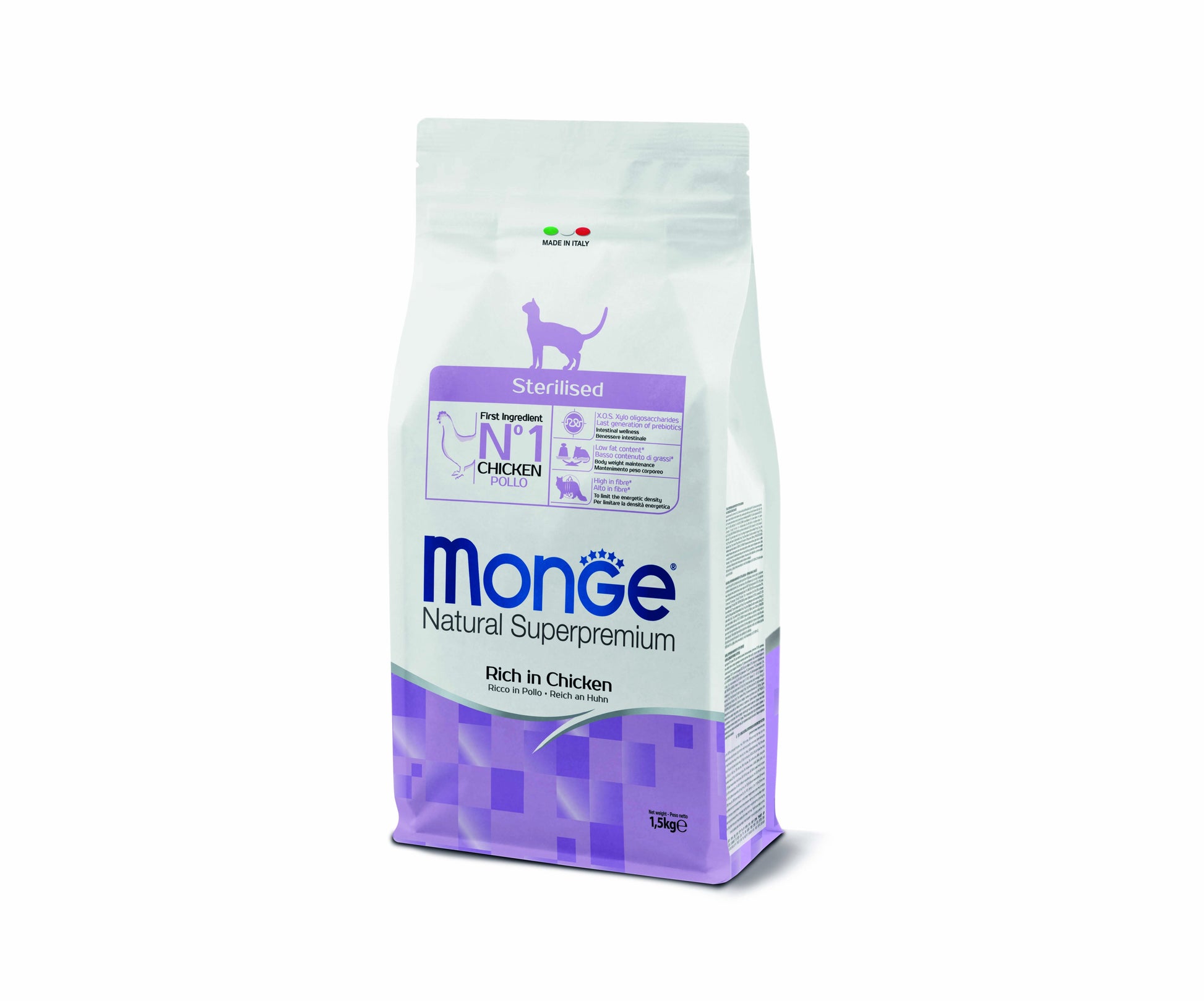 PROPET Monge Natural Superpremium Complete Food for Cats Daily Line - Special Needs Sterilised Chicken 1.5Kg