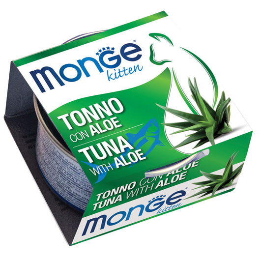 PROPET Monge WET Food For Cats - Fruit - Complementary Food Kitten Tuna & Aloe Cans 80gr
(Box of 24)