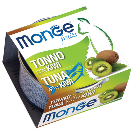 PROPET Monge WET Food For Cats - Fruit - Complementary Food Adult Tuna & Kiwi Cans 80gr
(Box of 24)