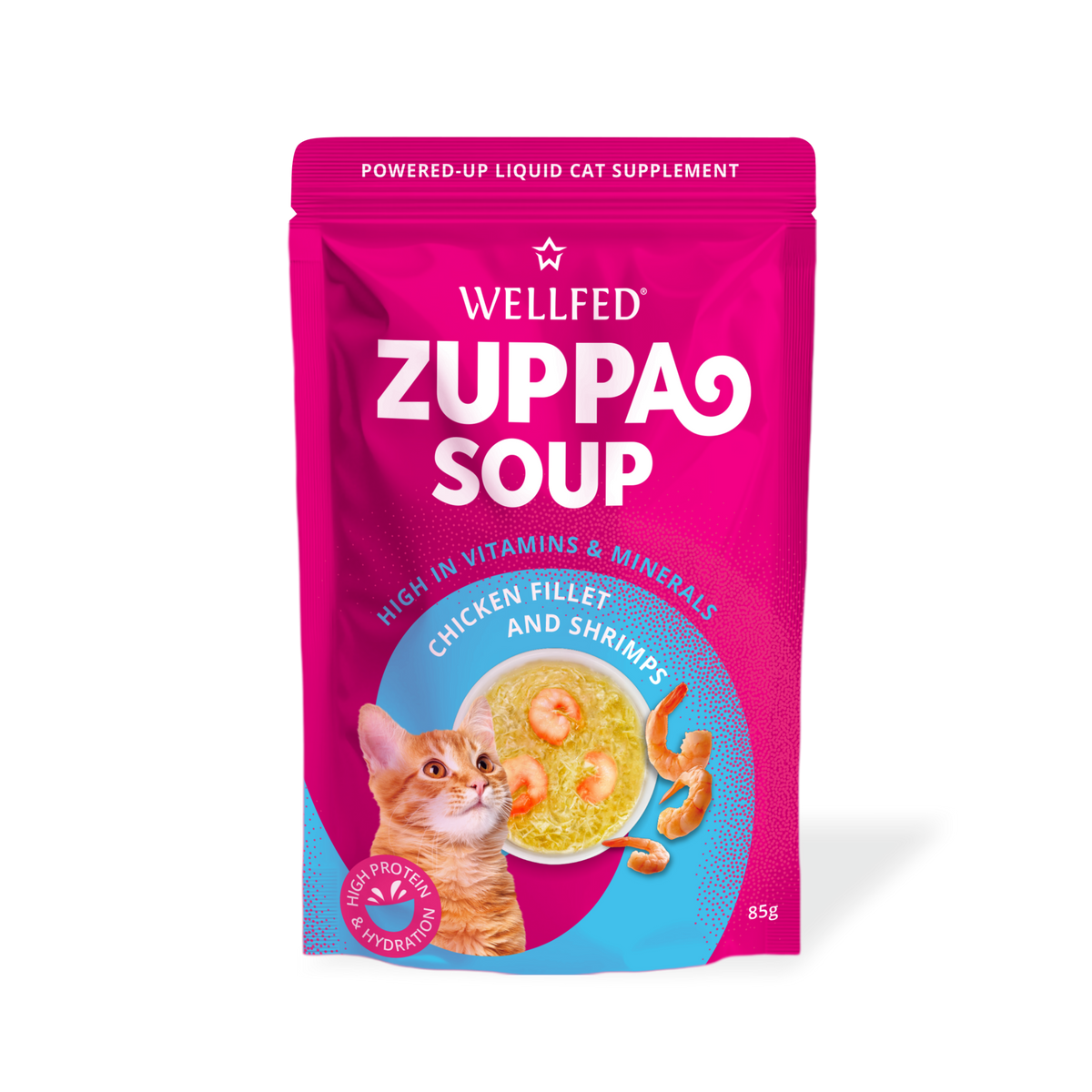 Wellfed Zuppa Soup with Shrimps
