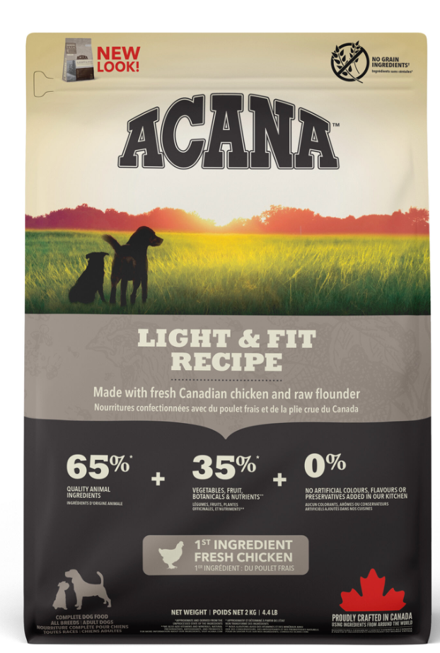 ACANA Food For Dog Dry DOG LIGHT AND FIT 2KG