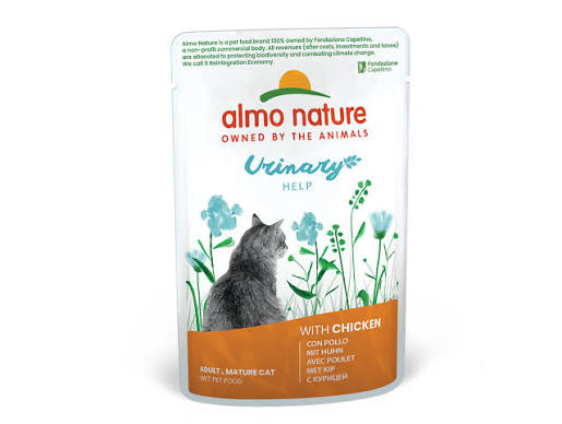 ALMO NATURE - Cat Wet Food PFC URINARY HELP CHICKEN 70GR