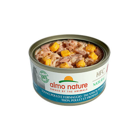 ALMO NATURE - Cat HFC NAT. TUNA, CHICKEN & CHEESE