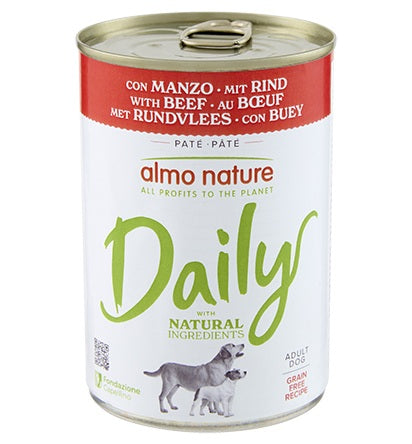 ALMO NATURE - Dog Wet Food DAILY BEEF RECIPE 400GR