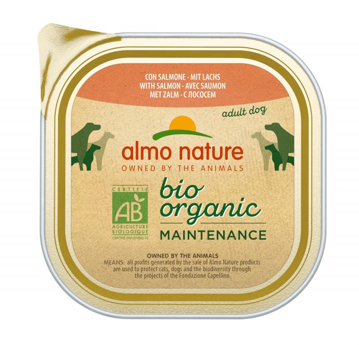 ALMO NATURE - Dog Wet Food ORGANIC SALMON 300GR