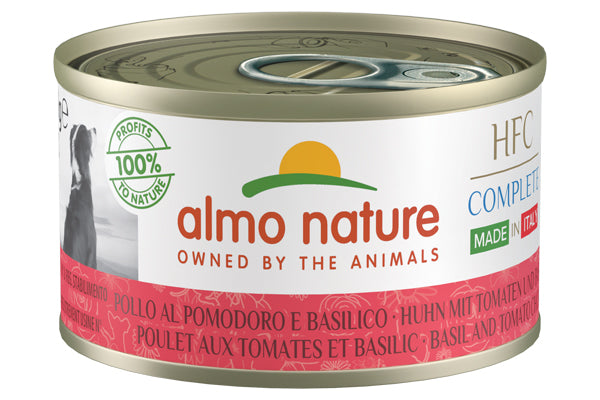ALMO NATURE - Dog Wet Food CHICKEN & BASIL/TURKEY & BEET 4X95GR